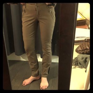 Express Sz 4 highwaist Riding Pant w Tuxedo Stripe